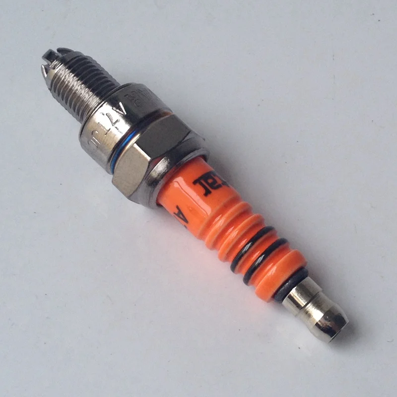 Motorcycle Spark Plug A7TJC Modification GY6 50cc 70cc 90cc 110cc 125cc ATV Dirtbike 50 125 150cc Moped Scooter Three-Electrode