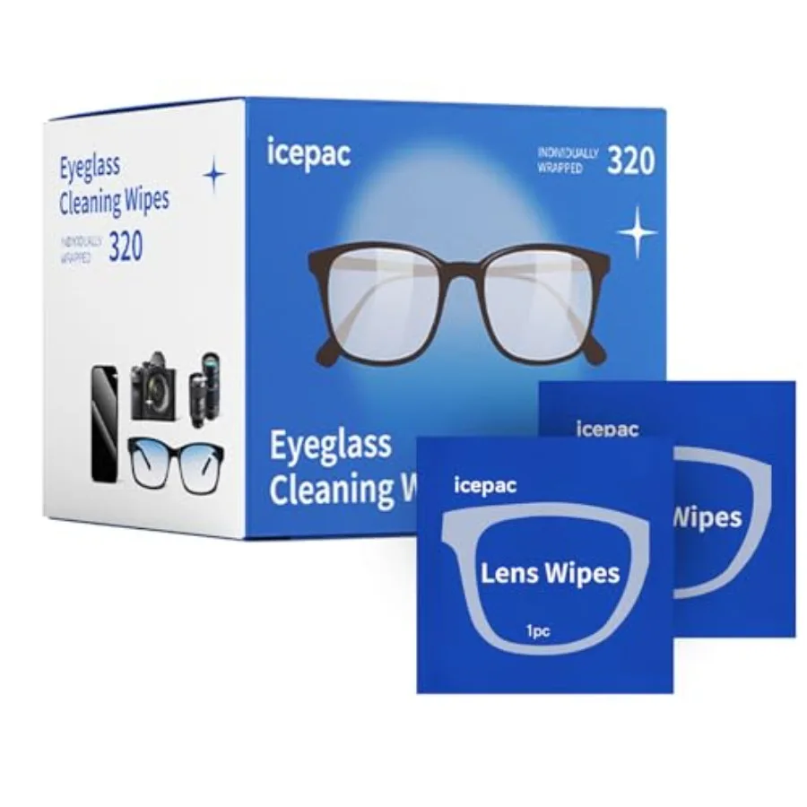 Pre Moistened Lens Cleaning Wipes for Glasses