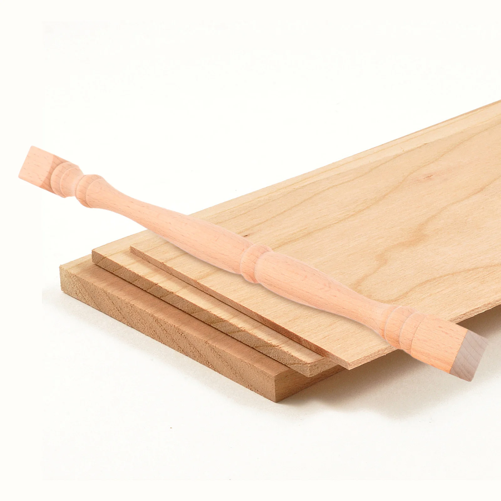 

Roman Column Wooden Baluster: Unpainted Solid Wood Decorative Spindle For Railing Repair Home Improvement Diy Staircase