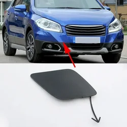 For Suzuki SX4 S-cross 2013 2014 2015 2016 Car Front Bumper Tow Hook Cover Trailer Towing Eye Cap Lid Base Color