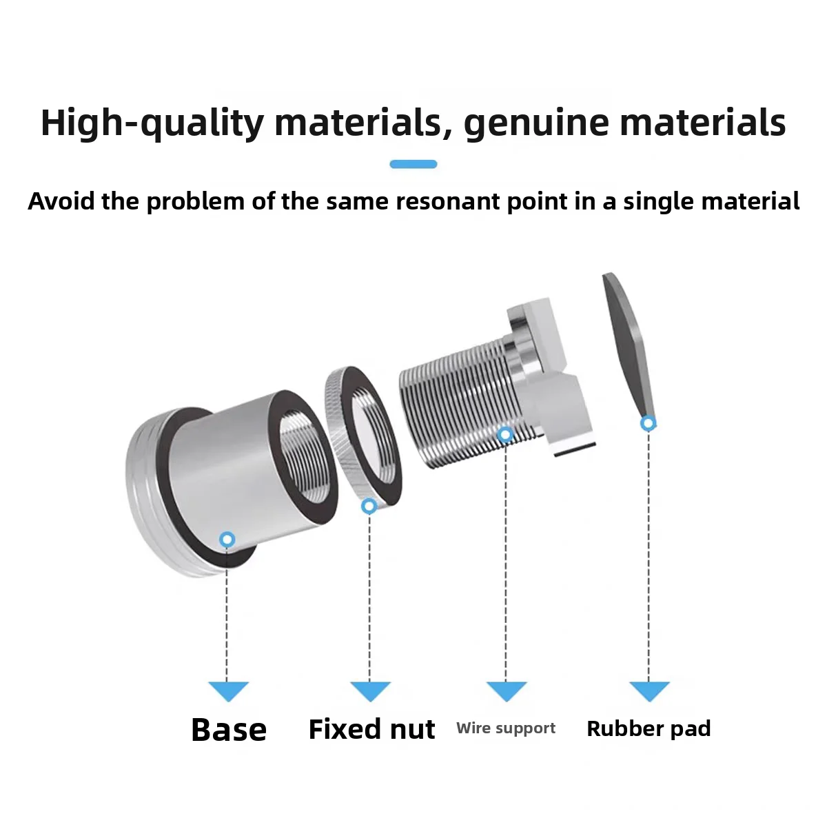 

HIFI audio power cord adjustable support shock-absorbing pad 40-55mm