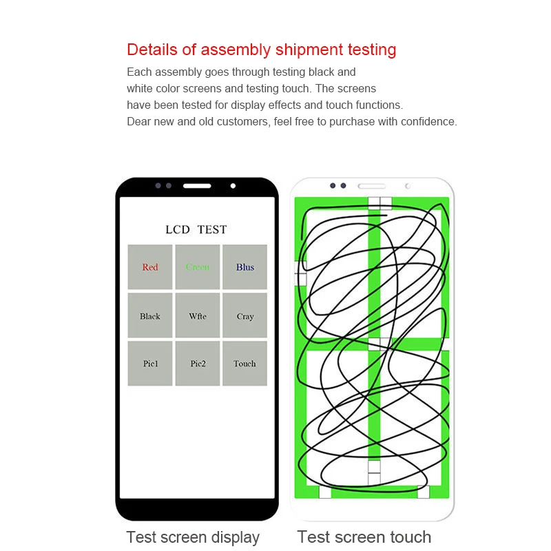 หน้าจอเหมาะสำหรับหน้าจอ LCD แบบสัมผัสประกอบ Mix3ของ Xiaomi หน้าจอภายในและภายนอกกระจกจอแสดงผลแบบรวม