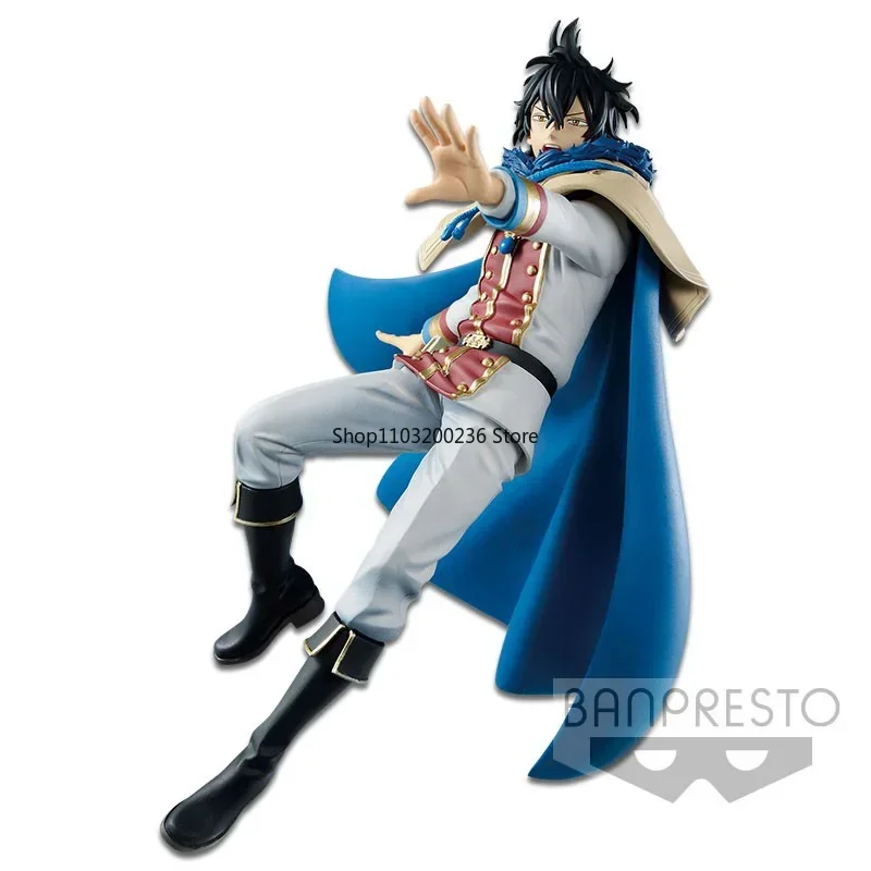 BANDAI Original DXF Black Clover Yuno Grinbellor Asta Anime Action Figure Model Hobbies Collectible Gift