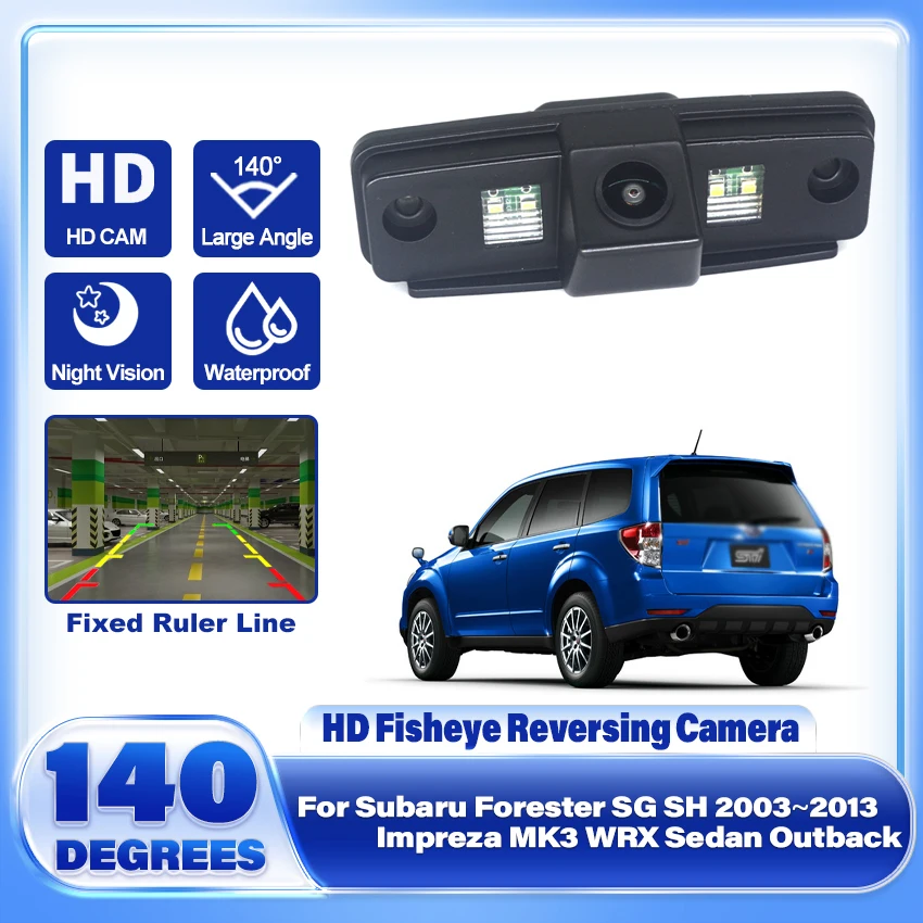 HD CCD Vehicle Rear View Camera For Subaru Forester SG SH 2003~2008 2009 2010 2011 2012 2013 Impreza MK3 WRX Sedan Outback Car