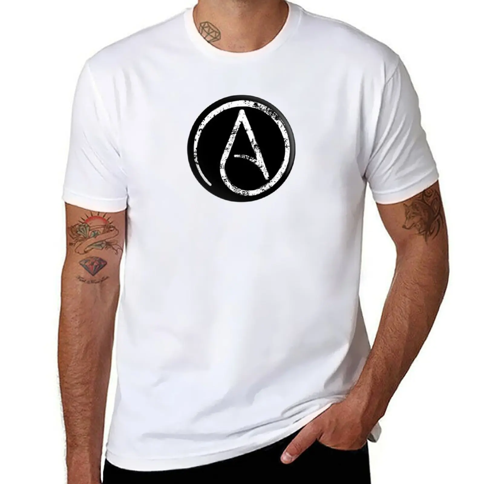 

Atheist T-Shirt t shirt personalised man t shirt cotton high quality t shirt custom print T-Shirt