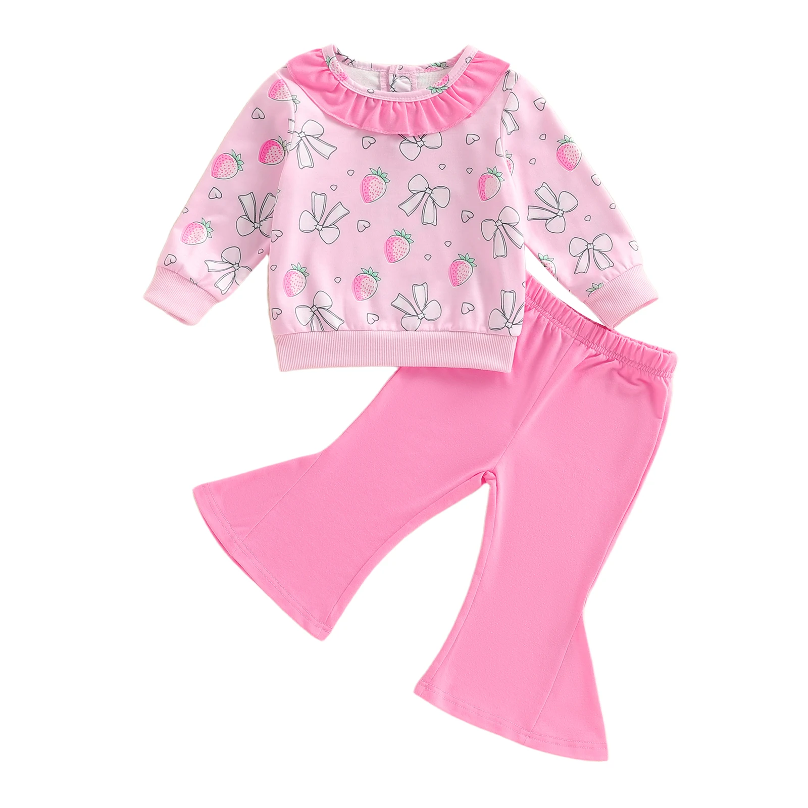 

Toddler Girl Winter Outfits Cute Bear Ear Hoodie Fleece Lined Leggings Set Baby Girl Warm Clothes for Fall Winter