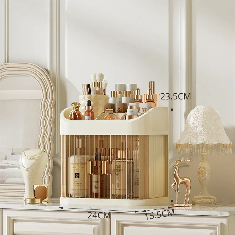 

Cosmetics Storage Box, High-end Desktop Storage Cabinet, Dressing Table, Skincare Product Storage Dust-proof