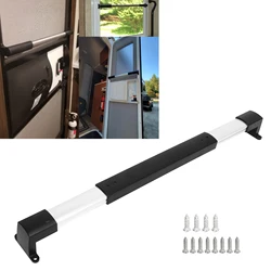 RV Screen Door Cross Bar 21‑5/8in to 28‑5/8in Adjustable Aluminum Secure Grip Grab Handle for Tractor Trailer