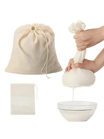 Cotton Cream Cheese Slicer Gauze Kitchen Items Tofu Filter Cloth Butter Milk Coffee Tools Gadgets Dining Bar Home Garden Slice