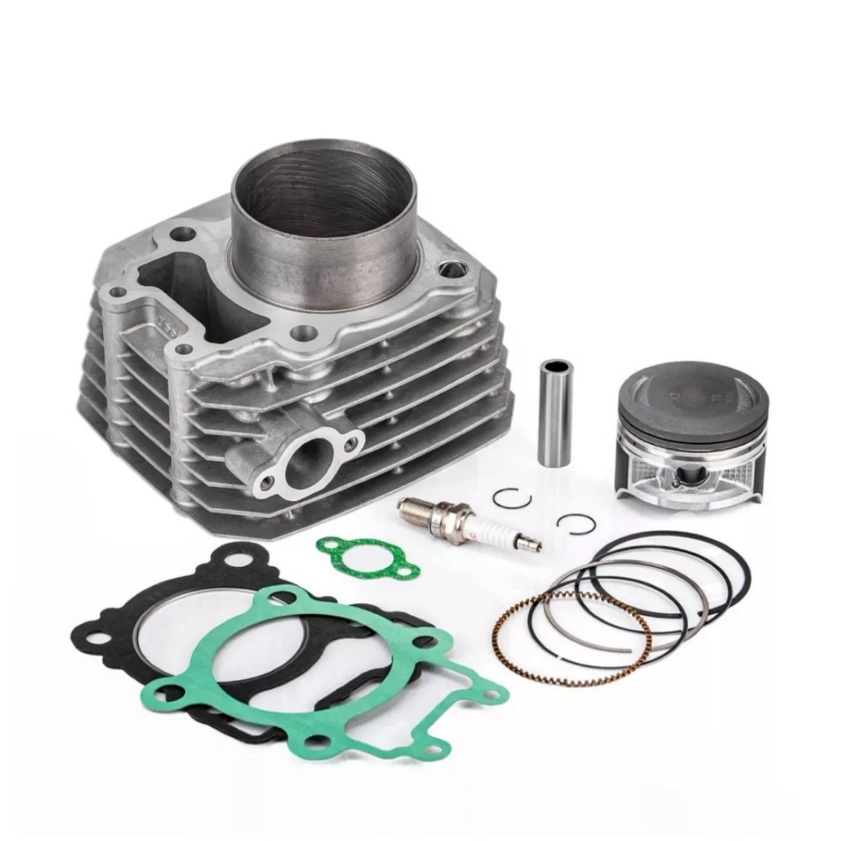 

Cylinder Jug Top End Piston Gaskets Kit 2003-2011 For Kawasaki Bayou 250KLF250A Part#13001-1663 11005-1965 11061-1104 13008-1209