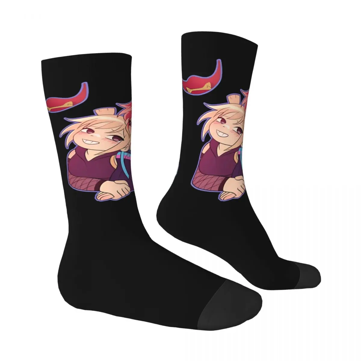 Happy Funny Men's compression Socks Grease Retro Harajuku Scott Pilgrim And Ramona Hip Hop Novelty Seamless Crew Crazy Sock Gift