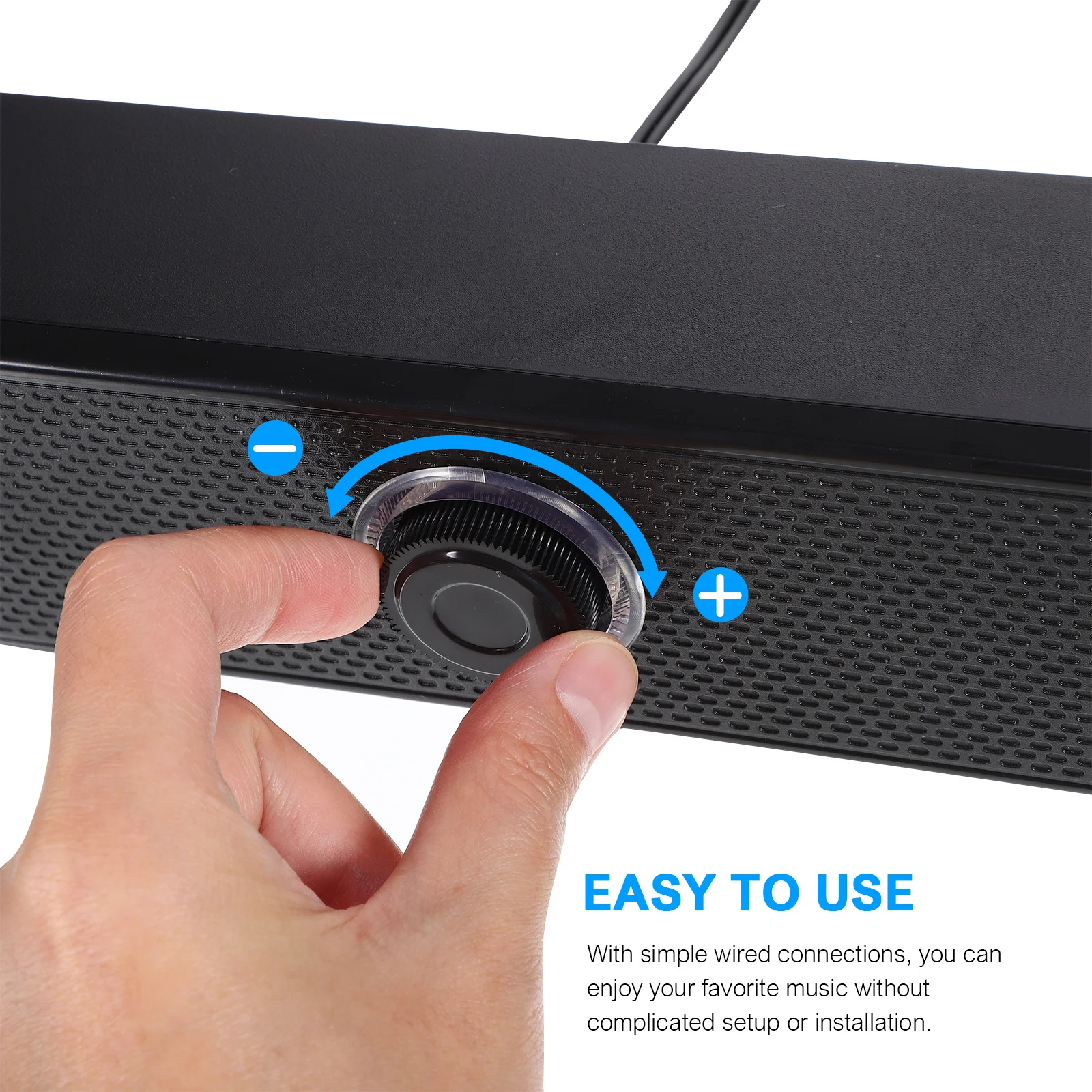 

Bar Stereo Soundbar System Compact Desktop Speaker Mini Soundbar for Computer Tablet Sound Bar Computer Speaker