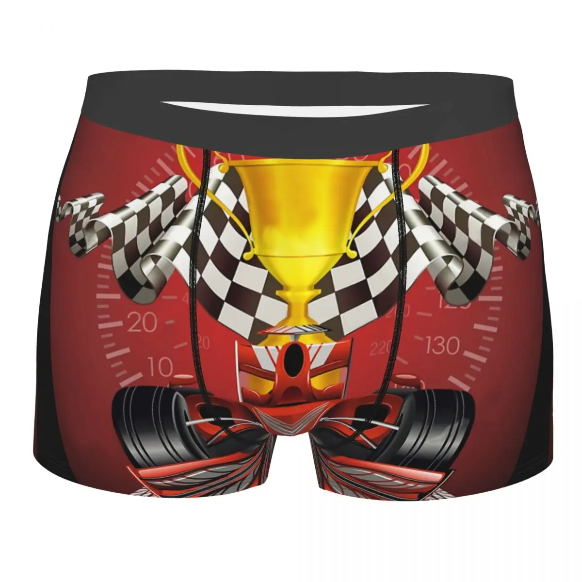 F1 Speed Battle Underpants Breathbale Panties Men\'s Underwear Comfortable Shorts Boxer Briefs