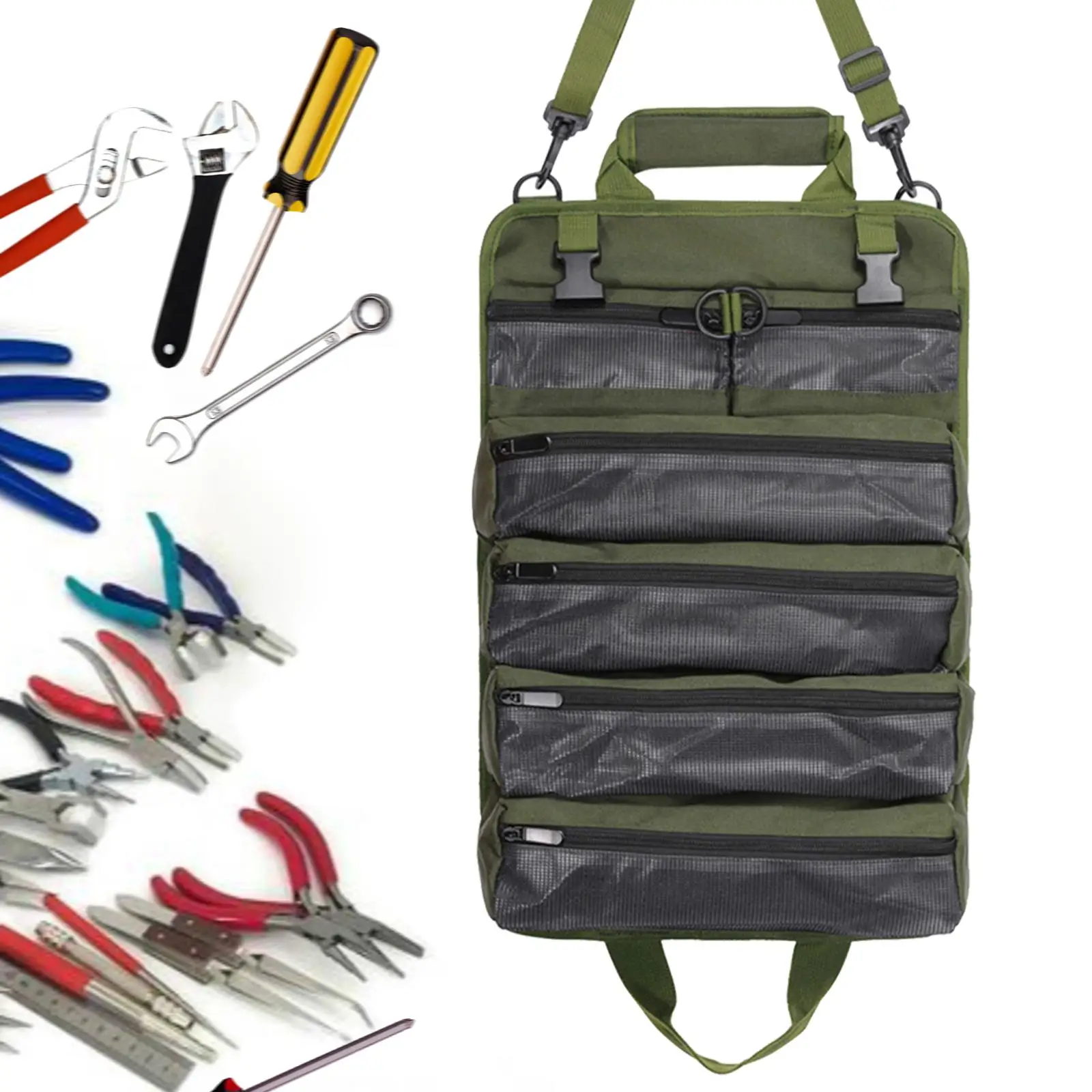 Electrician Tool Bag Multiuse for Electricians Maintenance Workers Carpenter