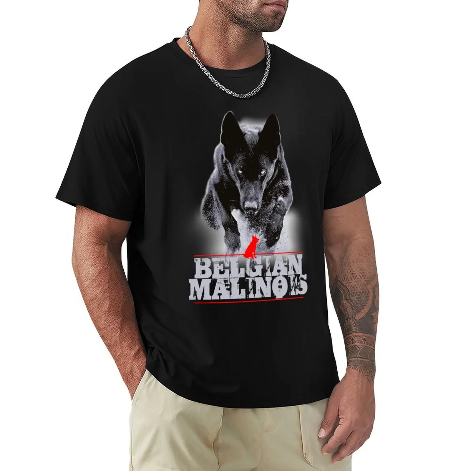 Belgian Malinois T-Shirt Casual All Match Short Sleeve T-Shirt