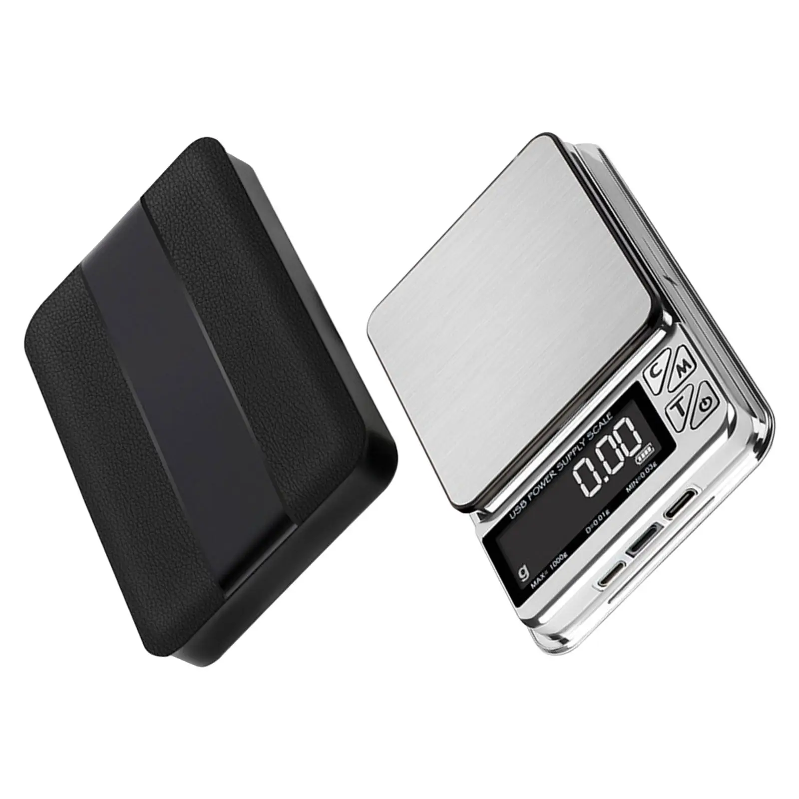 500G X 0.01g Electronic Portable Jewelry Coin Gram Scale Rechargeable USB Precision Mini Travel Kitchen Balance