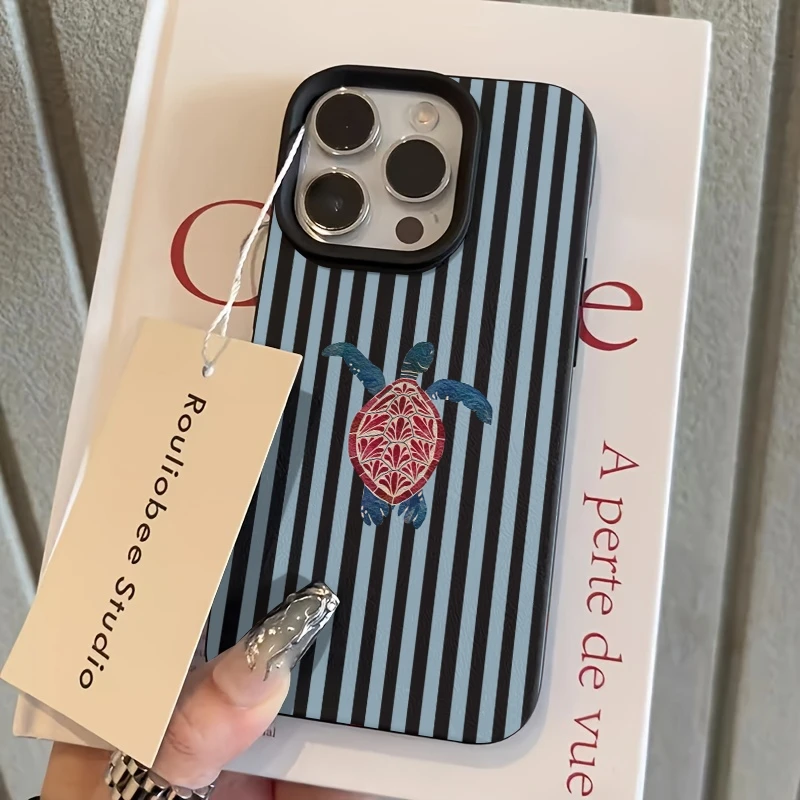 Striped Turtle Design Pattern Lichee leather pattern Phone Case For Oppo Reno15 Reno14 Reno13 Reno12 Reno11 Reno10 F Z Pro 4G 5G