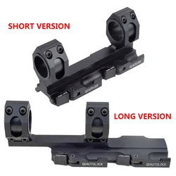 Tactical Scope Mount Rings 25.4 /30mm Tube Hunting Accessories 20mm Picatinny Rail Quick Release 1