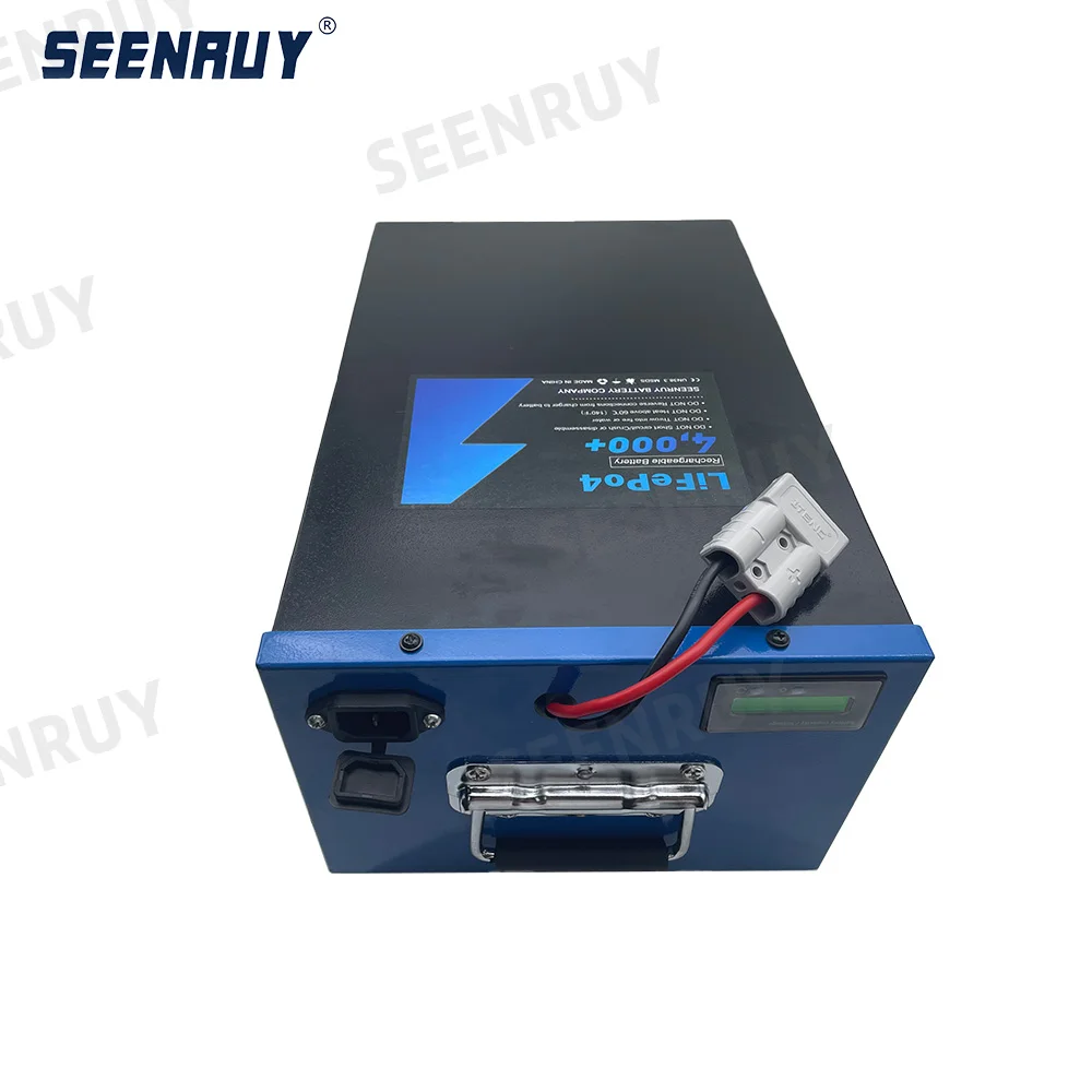 À prova dwaterproof água 48v 50ah lifepo4 48v 40ah bms bateria para 2000w trotinette bicicleta triciclo barco backup de energia + 5a carregador