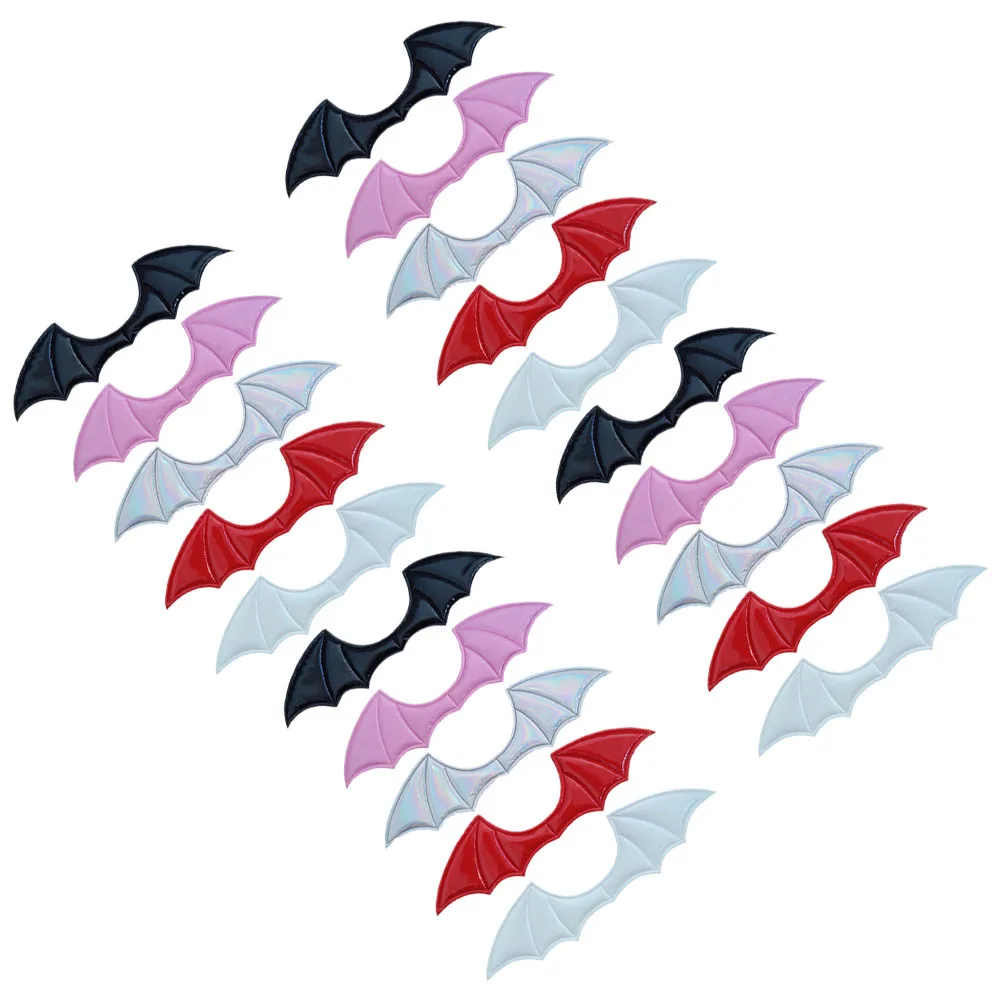 

20Pcs Bat Wing Halloween Crafts DIY Decor for Shoes Clothes Clothing Accessories Party Supplies Bat Wing Crafts