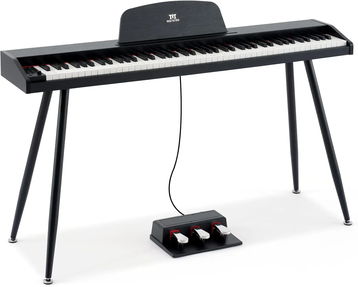 88-Key Semi-Weighted Digital Piano Keyboard for Beginners, Home Electric Piano