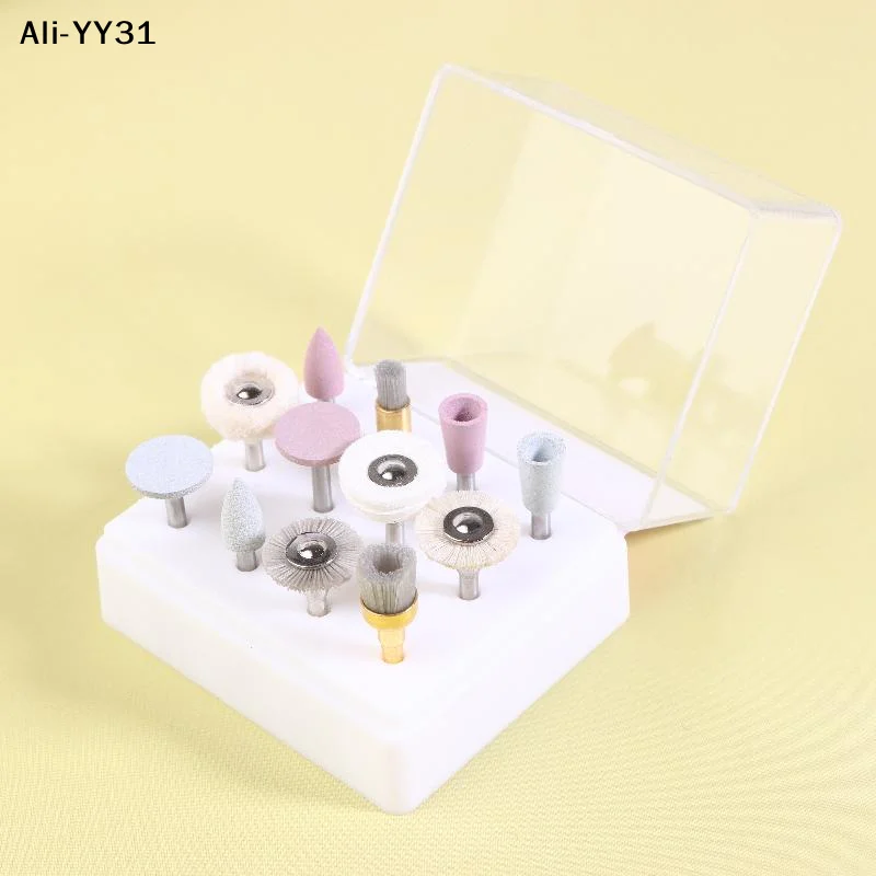 

【GY】Набор из 12 улучшенных силиконовых и щеточных полировальных насадок - для получения высокоглянцевой полировки с использованием полировальной пасты