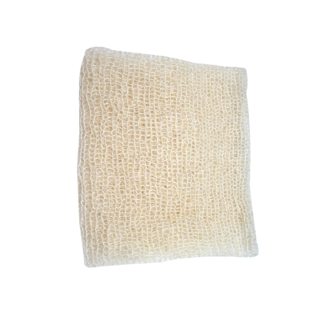 

Mohair Beige Baby Wrap Soft Newborn Photography Prop Unisex Knit Photo Shoot Accessory Newborn Photography Prop