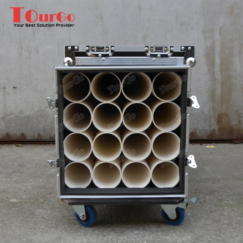 Tourgo Aluminum Spider Supporto per microfono a 9 vie Flight Case per DJ