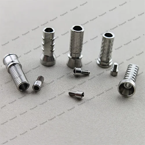 Imagen 2 del producto 10 Uds. Para Nobelbiocare Dentium Osstem Straumann ITI sistema Adin cilindro temporal de titanio Ti MU manga multiposición