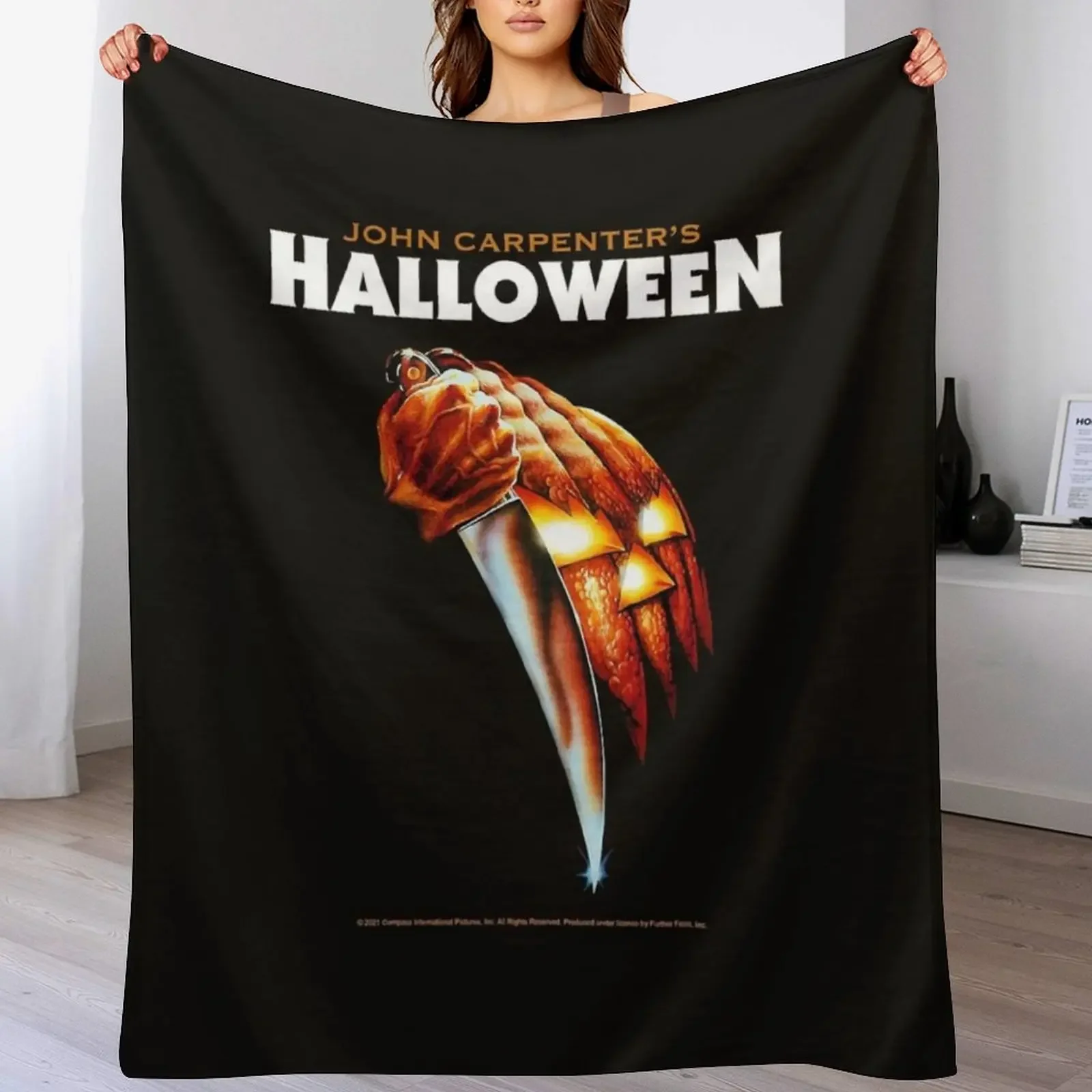 Halloween 1978 Original Graphic Throw Blanket Versatile Cozy Throw Blanket for All Occasions