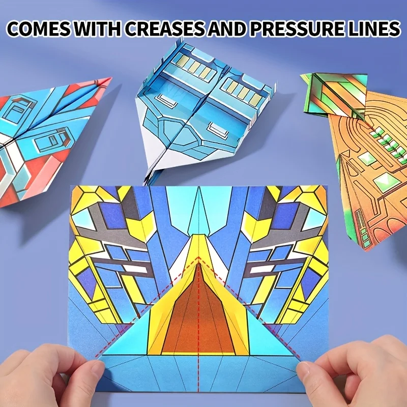 كتاب الطائرة الورقية التفاعلية: دليل طيران سهل الطي، مناسب للشباب والمبتدئين، مع صفحات ممارسة ملونة