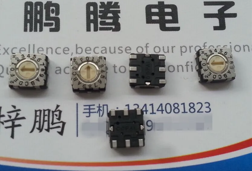 1 Buah Jepang COPAL S-7050TA 0-F/16 Bit Saklar Encoder Putar Kode Positif 3:3 Kaki Patch Internal