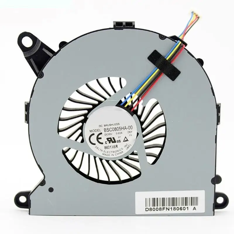 

652F Laptop CPU Cooling Fan DC5V 0.6A 4Pin Radiator for Intel NUC8I7BEH NUC8