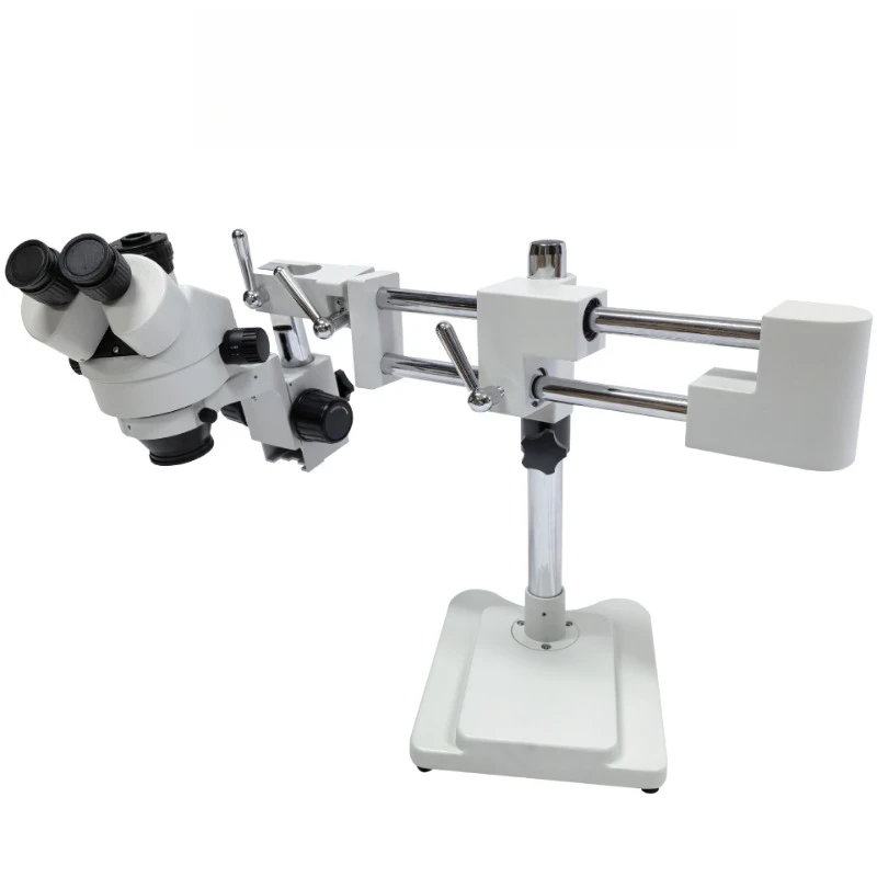 Double arm micro-inlay machine optical microscope dissecting mirror jewelry detector
