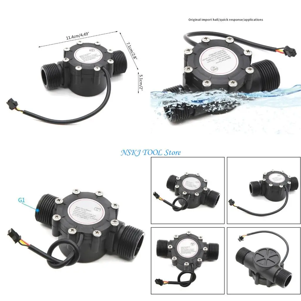 agua L8RC, caudalímetro líquido, caudalímetro agua para calentador agua para piscina