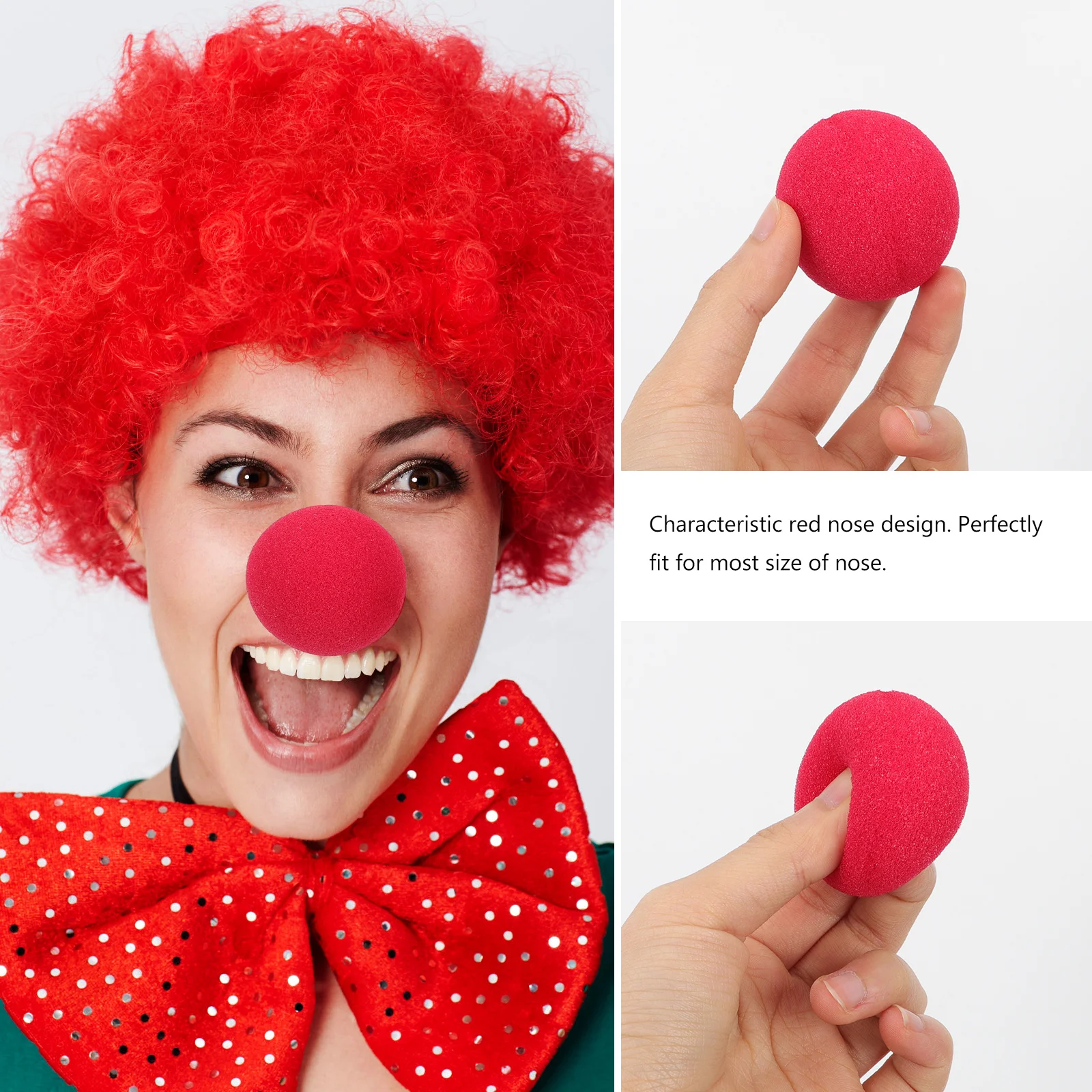 

50pcs Sponge Ball 50MM Small Size Halloween Party Decor Cosplay Party Decor Performance Material