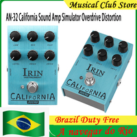 AN-32 Guitar Effect Pedal California Sound Amp Simulator Overdrive Distortion Pedal Rock Tones for Electric Guitar Effect