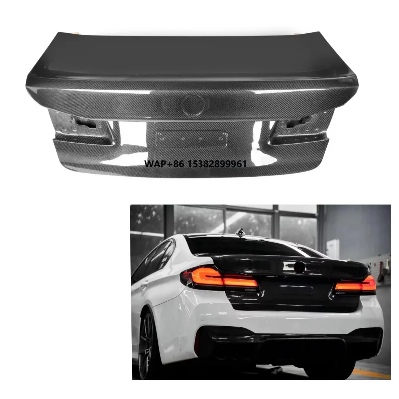

Double Sided Carbon Fiber OEM Style Trunk Lid for 5 Series G30 2018+ Auto Upgrade Model Car Replacement Rear Trunk Lid
