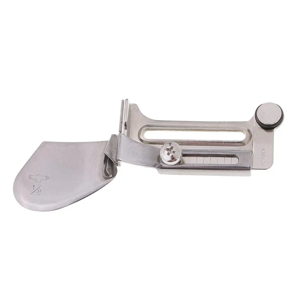 Iron Single Fold Binder Sewing Machine Binding Folder Industrial Attachment Presser Accessory for Edge Finishing
