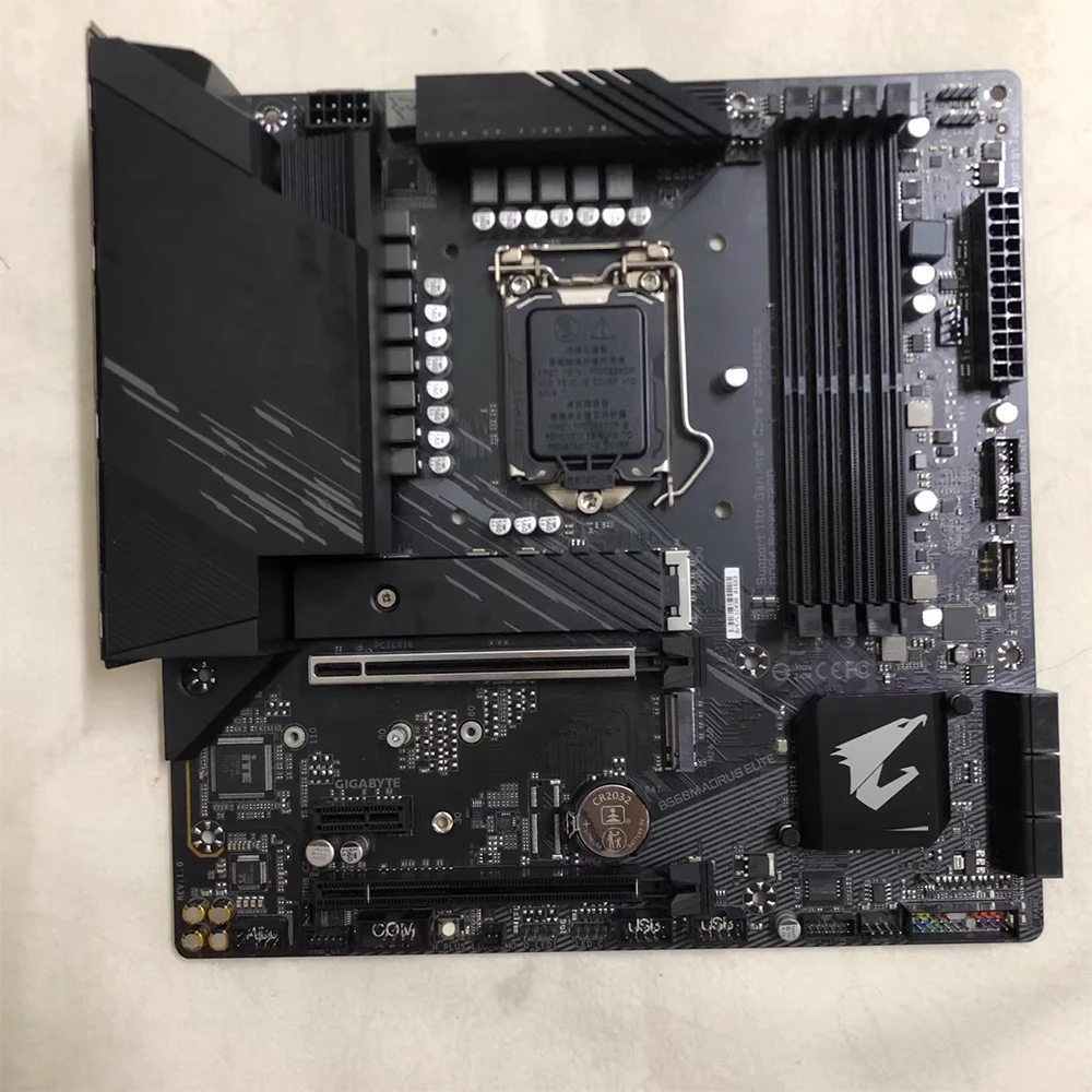 Para Giga-byte LGA1200 10400F PC M-ATX B560M AORUS ELITE B560 placa base de escritorio