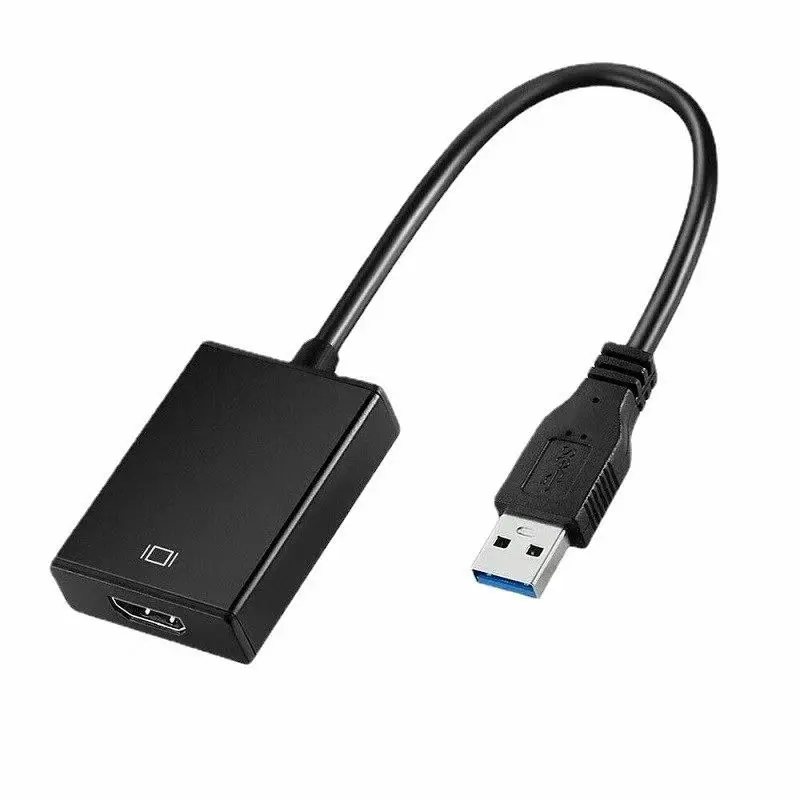 محول USB إلى HDMI، كابل محول عالي الوضوح، محول جهاز عرض للكمبيوتر المحمول