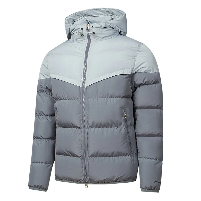 Chaqueta acolchada con capucha para jóvenes y de mediana edad, abrigo acolchado grueso y frío cálido para otoño e invierno, chaqueta a prueba de viento de colores a juego