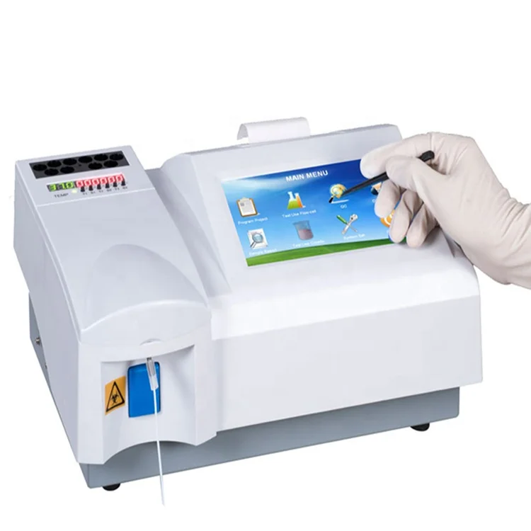 AMAIN Semi-automatic Veterinary Biochemistry Analyzer AMSX3001 Clinical Analytical Instruments With Big Screen