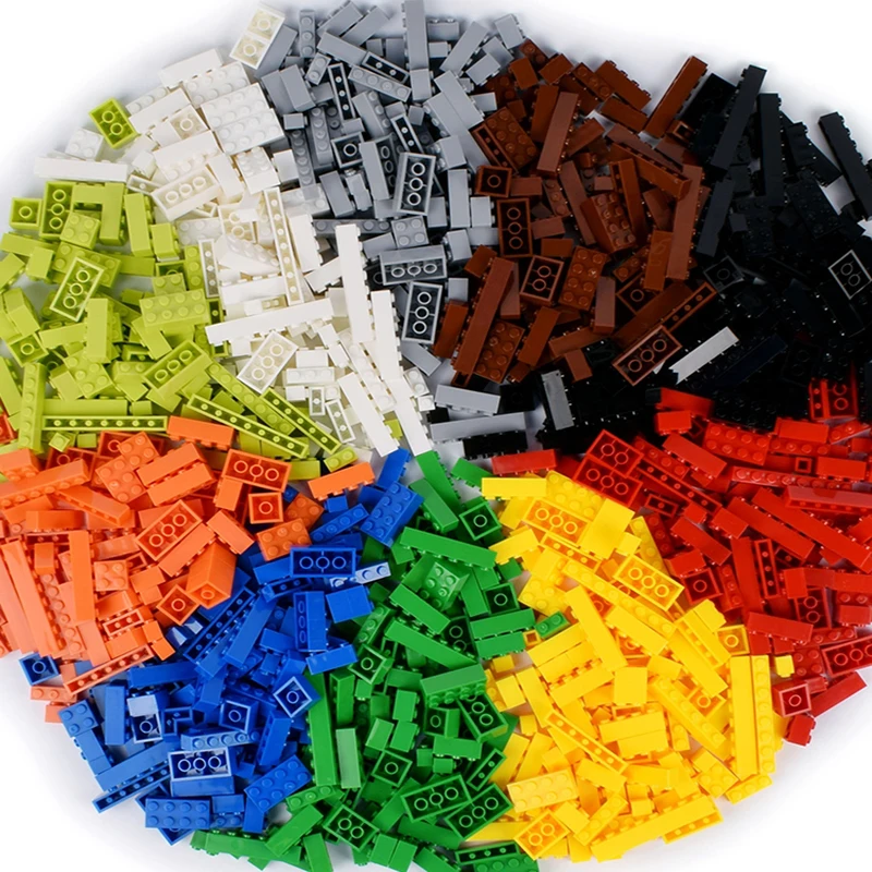 

1000 шт., Детский конструктор MOC, различные цвета