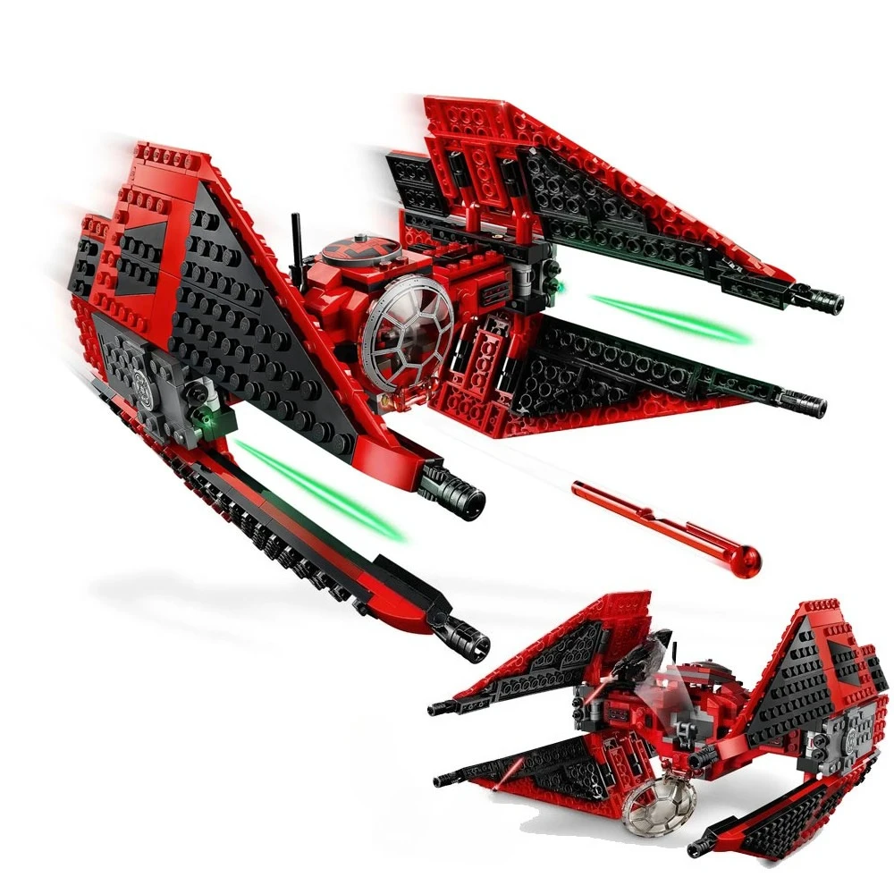 

496 шт. Major Vonreg's TIE Fighter строительные блоки с 4 фигурками MOC сборка кирпичей игрушка в подарок для детей и взрослых