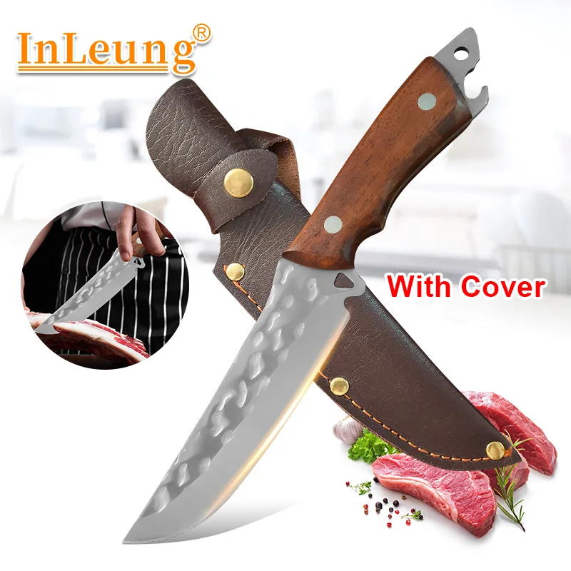 Handgefertigtes Ausbeinmesser Hackmesser Fleisch Obst Gemüse Küchenmesser Edelstahl Scharfe Klinge Metzgermesser Chef Utility Tools