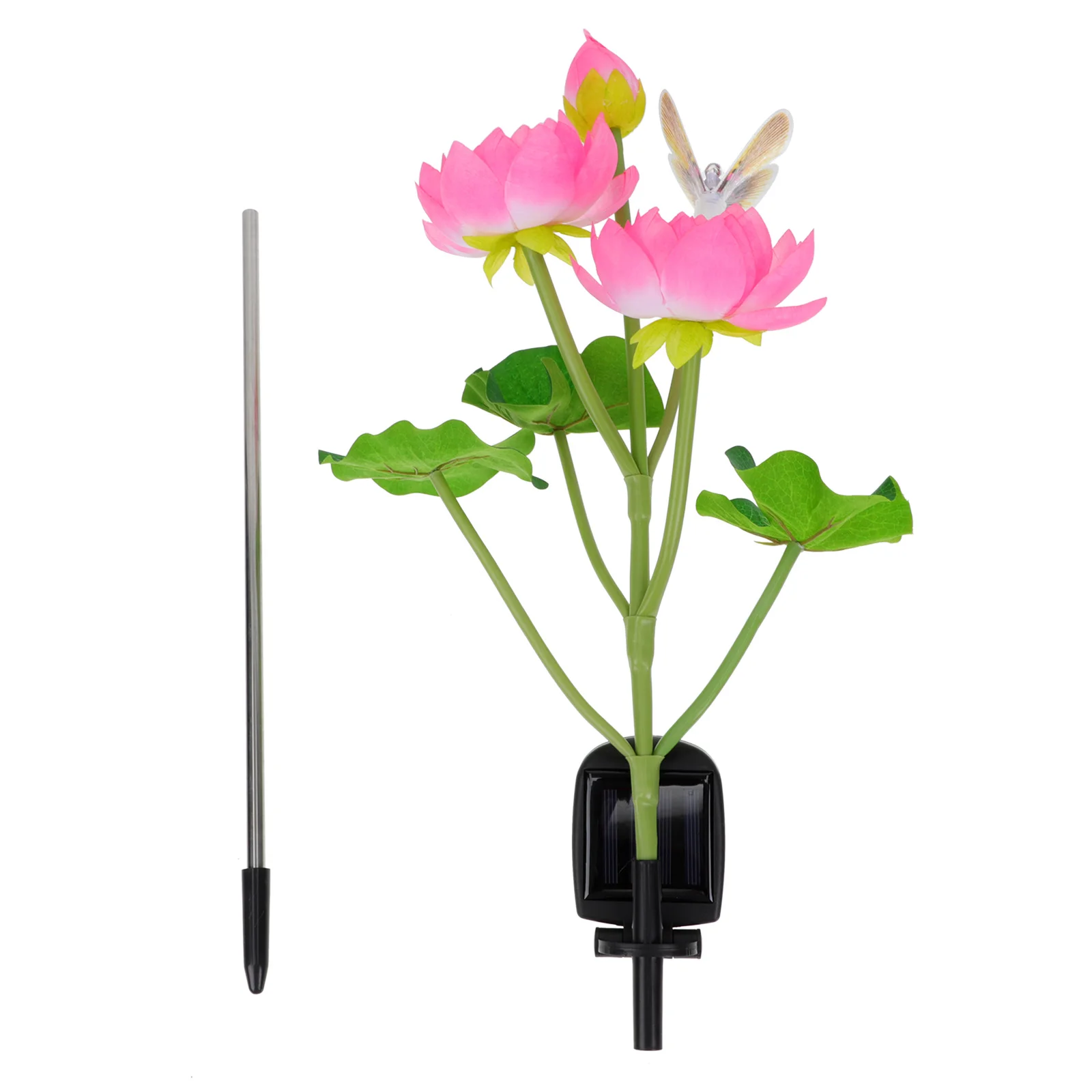 

Garden Lotus Light Solar Flower LED Yard Lawn Lamp Waterproof Outdoor Solar Light Night Warm Atmosphere Lighting Decoration