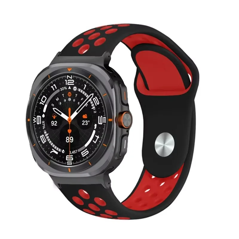 حزام سيليكون لساعة سامسونج جالاكسي 8 الترا 47 ملم رياضي مريح ومتين وناعم حزام الساعات جالاكسي 7 الترا كوريا