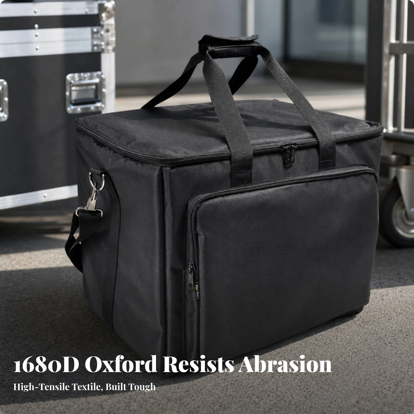 Amplifier Bag Padded Amplifier Bag with Shoulder Strap Case with Carry Handle Safeguarding Case with Front Pocket Heavy-Duty view 4