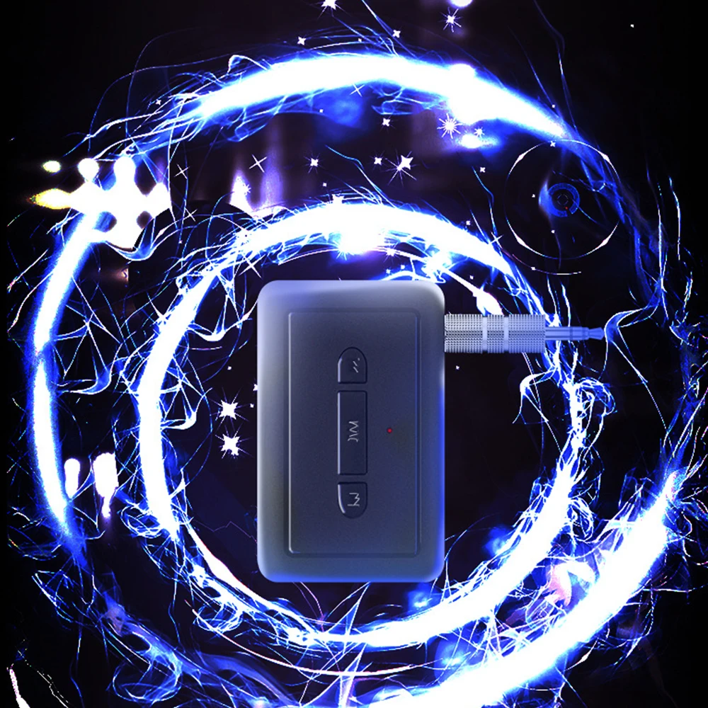 2 In 1 Car Bluetooth 5.3 Receiver Transmitter Adapter Mp3 Wireless Player Audio AUX Conversion 3.5mm Jack Support U Disk TF Card